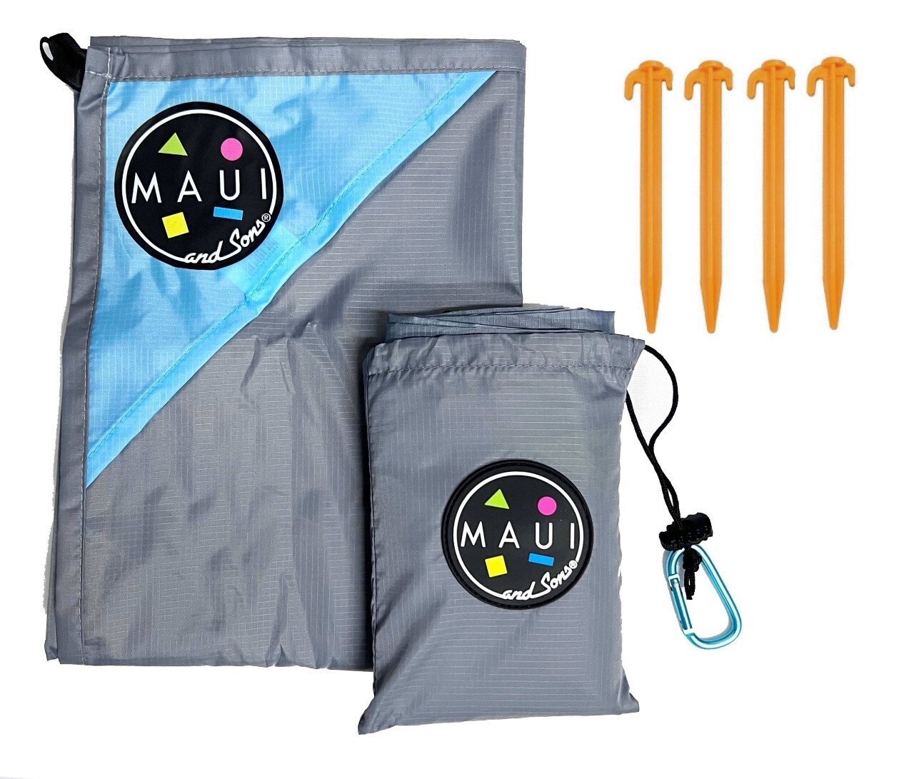 Ψάθα Παραλίας Maui & Sons Beach Mat with Pegs 190x140cm αδιάβροχος τάπητας από Πολυεστέρα