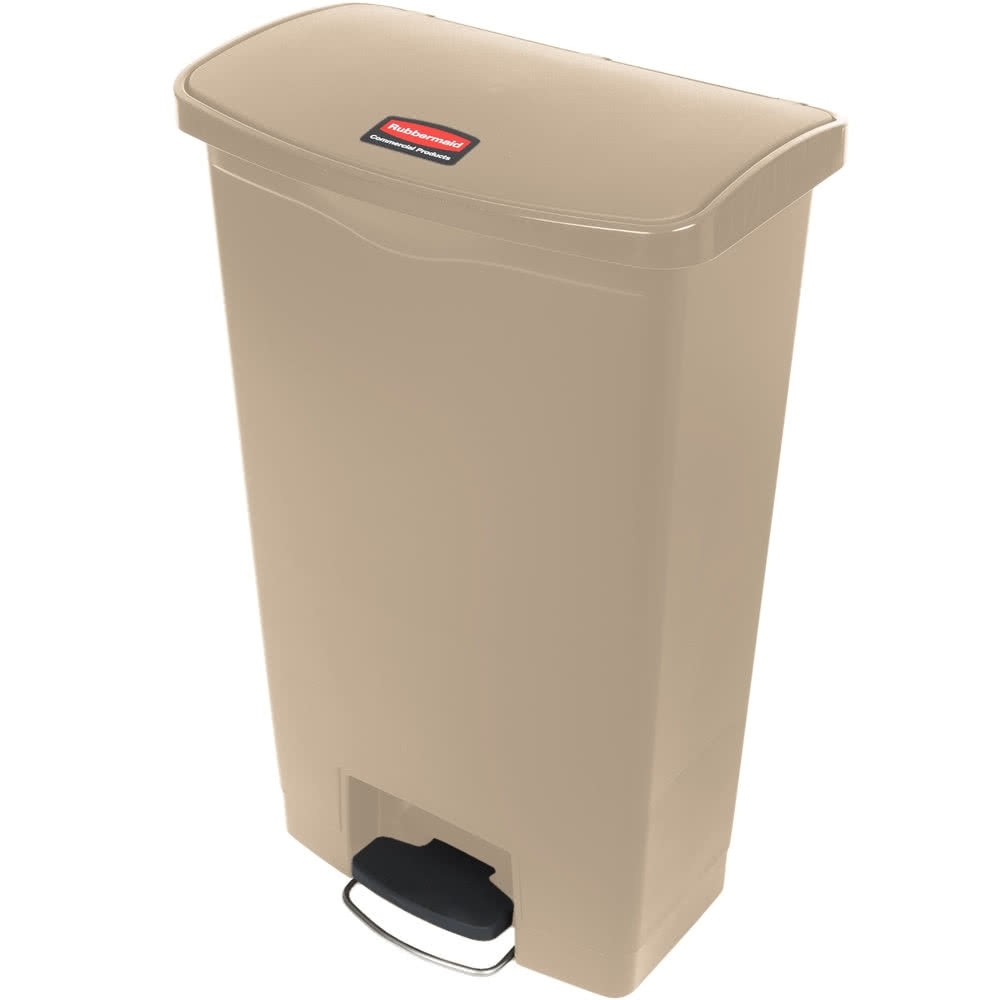 Πλαστικός κάδος με πεντάλ Rubbermaid Slim Jim Front step 90lt σε 6 χρώματα