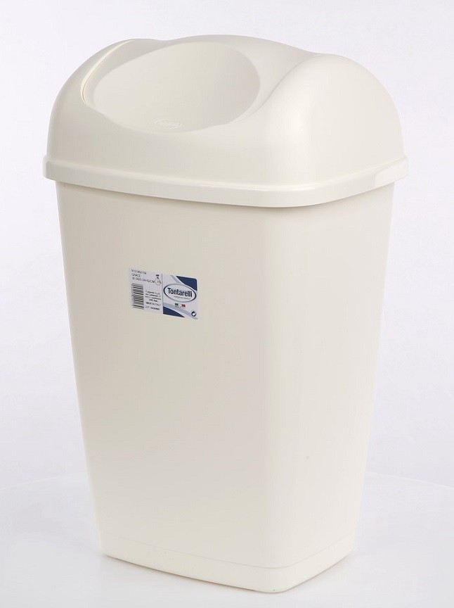 Κάδος απορριμμάτων Tontarelli Grace με καπάκι Push 25lt