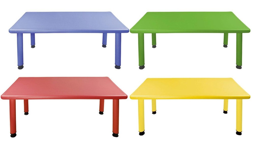 Παιδικό τραπέζι Παραλληλόγραμμο σε 4 χρώματα