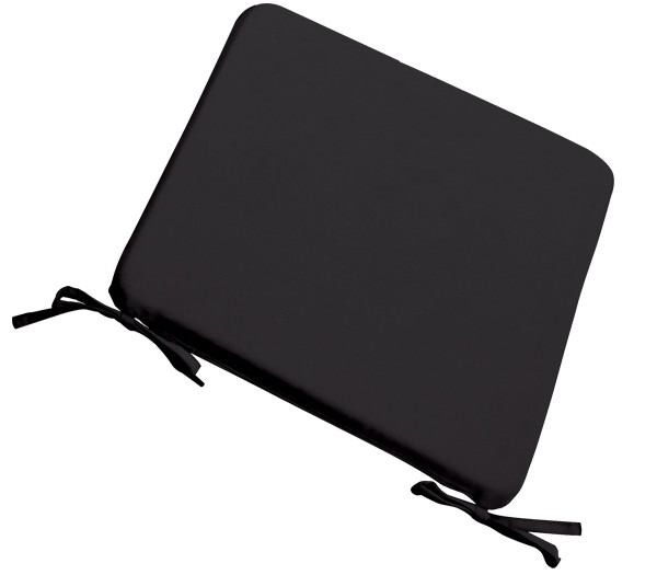 Μαξιλάρι Stool για κάθισμα 39x39cm σε χρώμα Μαύρο