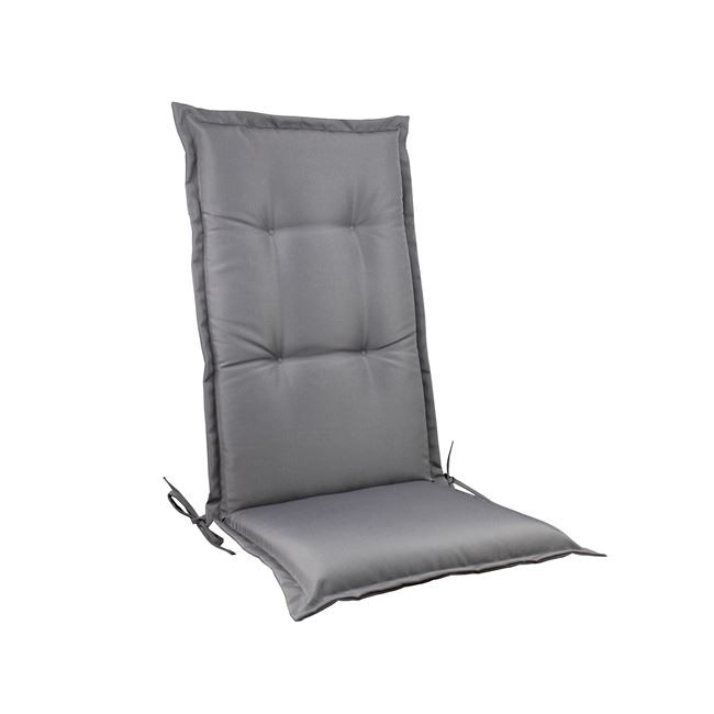 Μονοκόμματο μαξιλάρι Flap για καρέκλα με πλάτη 72cm σε χρώμα Γκρι