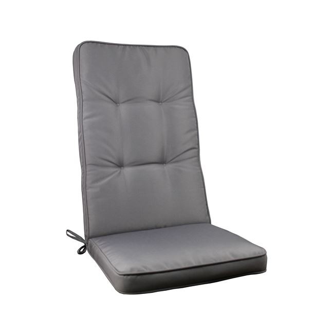 Μονοκόμματο μαξιλάρι Gord για καρέκλα με πλάτη 72cm  σε χρώμα Γκρι