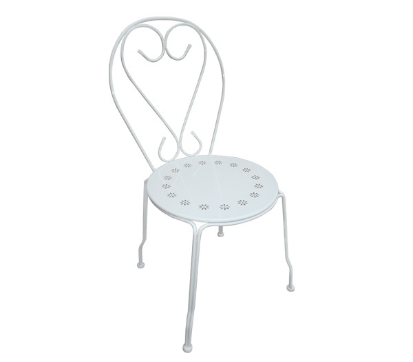 Μεταλλική καρέκλα Bistro Λευκή