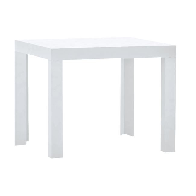 Τετράγωνο τραπέζι σαλονιού 55x55cm Decon Λευκό