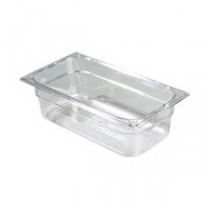 Πλαστικό δοχεία φαγητού Carlisle Top Notch® 1/3GN Clear από
