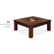 Τραπέζι σαλονιού λούστρο 90x90cm No.621