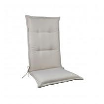 Μονοκόμματο μαξιλάρι Flap για καρέκλα με πλάτη 72cm σε χρώμα Sandy