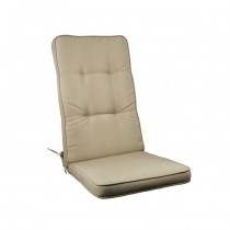 Μονοκόμματο μαξιλάρι Gord για καρέκλα με πλάτη 72cm  σε χρώμα Cappuccino