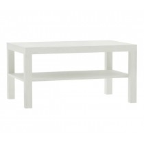 Μακρόστενο τραπέζι σαλονιού 90x50cm Decon Λευκό