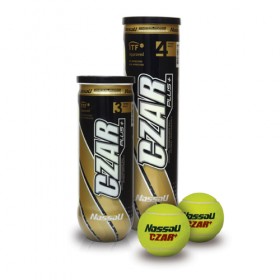 Μπαλάκια τένις κονσέρβα Nassau Czar Plus 3τεμ