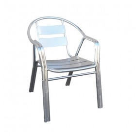 Καρέκλα αλουμινίου Silver II