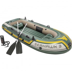 Φουσκωτή βάρκα Intex Sport series Seahawk 3 σετ με κουπιά και τρόμπα 68380