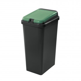 Πλαστικός κάδος ανακύκλωσης Tontarelli Bido 45lt Πράσινο