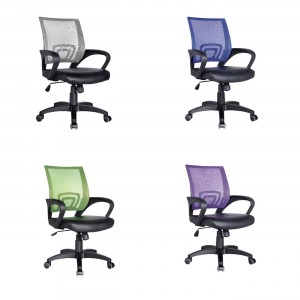 Καρέκλα γραφείου BF2101 πλαστικό πόδι, σε 5 χρώματα