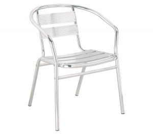 Καρέκλα αλουμινίου Silver