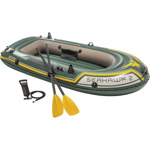 Φουσκωτή βάρκα Intex Sport series Seahawk 2 σετ με κουπιά και τρόμπα 68347