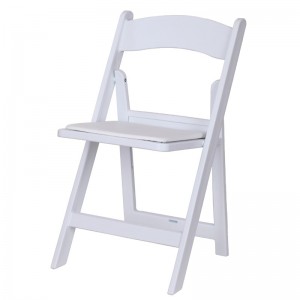 Επαγγελματική πτυσσόμενη καρέκλα πλαστική Wimbledon White